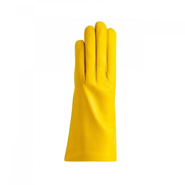 Leather Gloves - Giallo