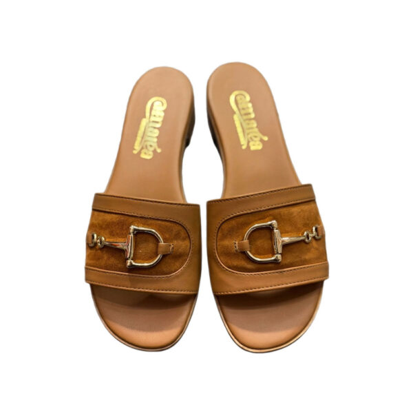 Sandali Clamp - Cuoio